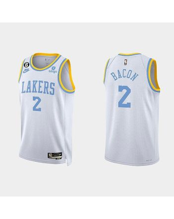 Los Angeles Lakers Dwayne Bacon 2 2022-23 Classic Edition White Men Jersey