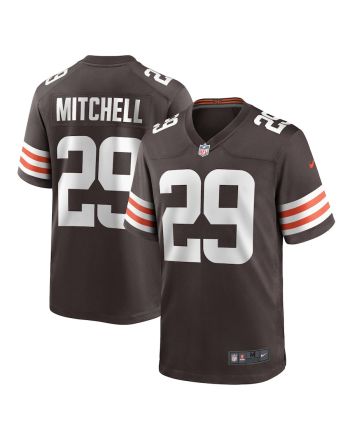 Cameron Mitchell 29 Cleveland Browns Men Team Game Jersey - Brown