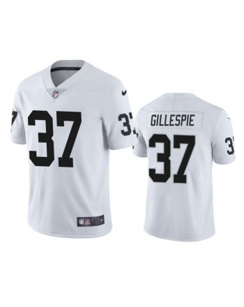 Tyree Gillespie 37 Las Vegas Raiders White Vapor Limited Jersey