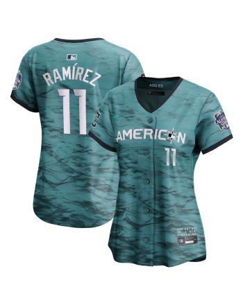 Jose Ramirez 11 American League Women's 2023 MLB All-Star Game Limited Jersey - Teal