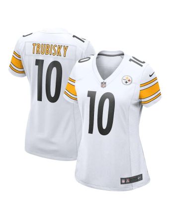 Mitchell Trubisky 10 Pittsburgh Steelers Women's Game Player Jersey - White