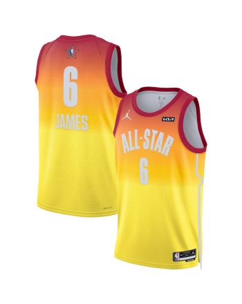 LeBron James 6 2023 NBA All-Star Game Swingman Jersey - Orange