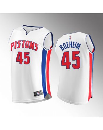 Detroit Pistons 47 Buddy Boeheim Association Jersey 2022-23 White