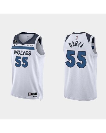 Minnesota Timberwolves Luka Garza 55 2022-23 Association Edition White Men Jersey Swingman