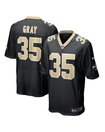 Vincent Gray New Orleans Saints Game Player Jersey - Black