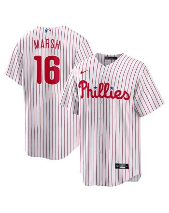 Brandon Marsh 16 Philadelphia Phillies Men Jersey - White