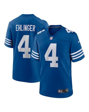 Sam Ehlinger 4 Indianapolis Colts Game Player Jersey - Blue