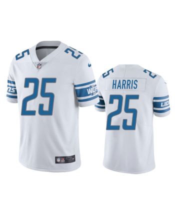 Detroit Lions Will Harris 25 White Vapor Limited Jersey