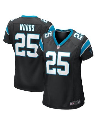 Xavier Woods Carolina Panthers Women's Game Jersey - Black