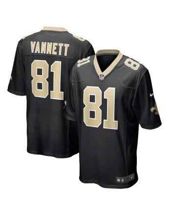 Nick Vannett 81 New Orleans Saints Men Game Jersey - Black