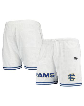 Los Angeles Rams Team White/Royal Mesh Shorts - Men