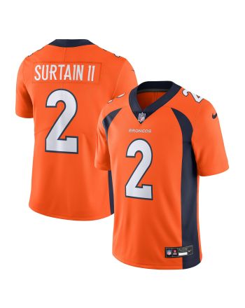 Patrick Surtain II 2 Denver Broncos Vapor Untouchable Limited Jersey - Orange