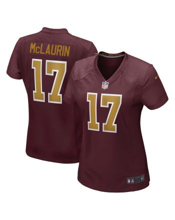 Terry McLaurin 17 Washington Commanders Football Team Game Alternate Women Jersey - Burgundy