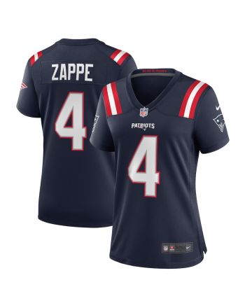 Bailey Zappe 4 New England Patriots Women's Game Player Jersey - Navy