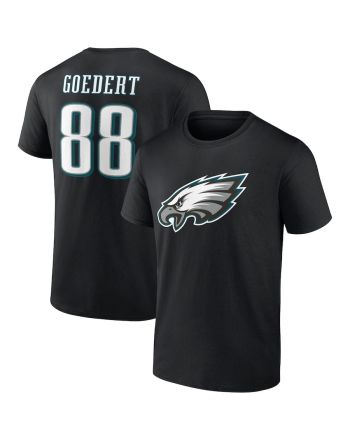 Dallas Goedert 88 Philadelphia Eagles Unisex T-Shirt - Black