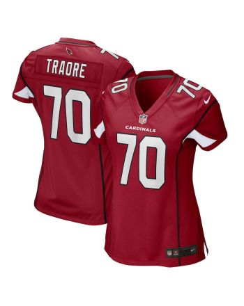 Badara Traore Arizona Cardinals Women's Game Player Jersey - Cardinal