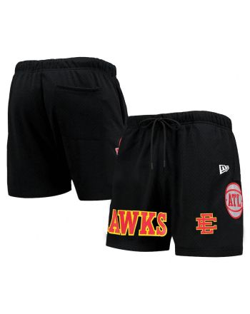 Atlanta Hawks Team Black Mesh Capsule Shorts - Men