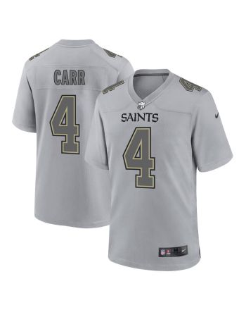 Derek Carr 4 New Orleans Saints Men Atmosphere Fashion Game Jersey - Gray