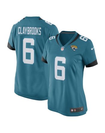 Chris Claybrooks Jacksonville Jaguars Women's Game Player Jersey - Teal