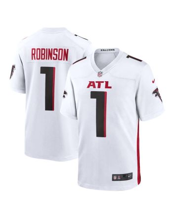 Bijan Robinson Atlanta Falcons 2023 NFL Draft First Round Pick Game Jersey - White