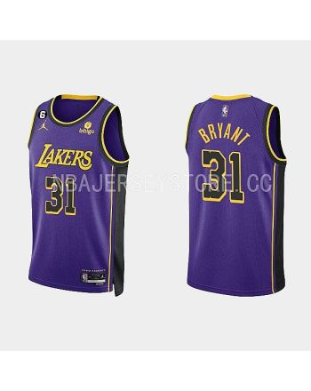 Los Angeles Lakers 31 Thomas Bryant 2022-23 Statement Edition Purple Men Jersey