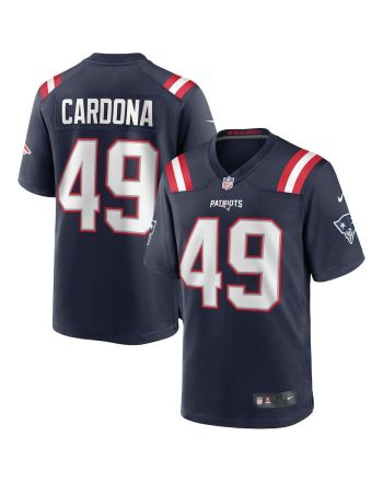 Joe Cardona 49 New England Patriots Men Game Jersey - Navy