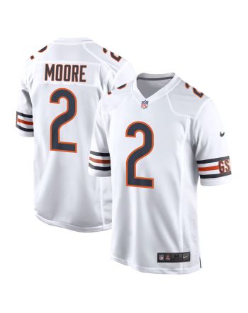 D.J. Moore 2 Chicago Bears Game Men Jersey - White