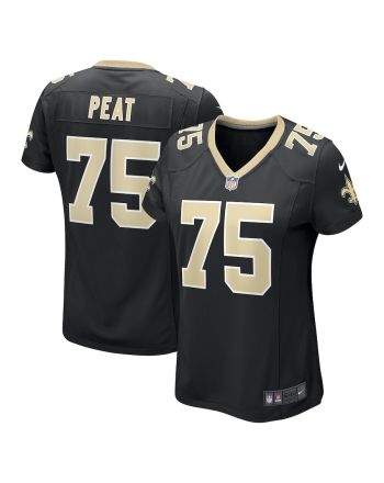 Andrus Peat 75 New Orleans Saints Women's Game Jersey - Black