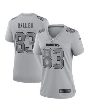 Darren Waller 83 Las Vegas Raiders Women's Atmosphere Fashion Game Jersey - Gray