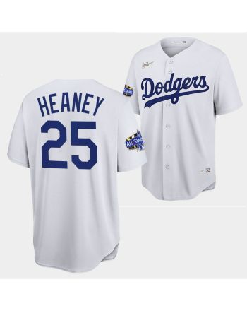 Los Angeles Dodgers Andrew Heaney White Jersey 25 2022-23 All-Star Uniform