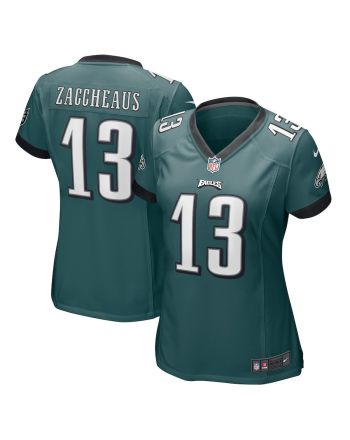 Olamide Zaccheaus 13 Philadelphia Eagles Game Women Jersey - Midnight Green