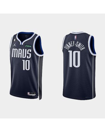 Dallas Mavericks 10 Dorian Finney-Smith 2022-23 Statement Edition Navy Men Jersey