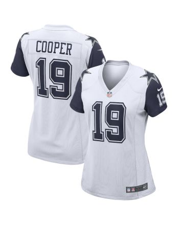 Amari Cooper 19 Dallas Cowboys Women's Alternate Game Jersey - White