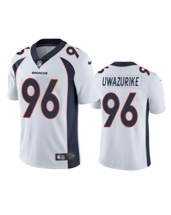 Eyioma Uwazurike 96 Denver Broncos White Vapor Limited Jersey