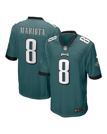 Marcus Mariota 8 Philadelphia Eagles Game Men Jersey - Midnight Green