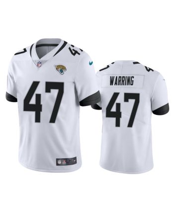 Kahale Warring 47 Jacksonville Jaguars White Vapor Limited Jersey