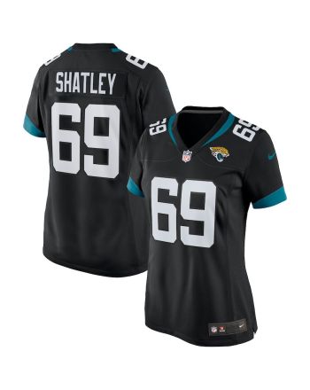 Tyler Shatley 69 Jacksonville Jaguars Women's Game Jersey - Black