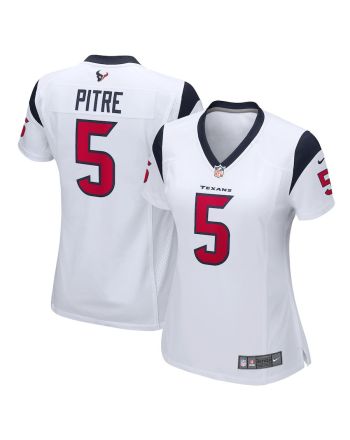 Jalen Pitre 5 Houston Texans Women's Game Player Jersey - White