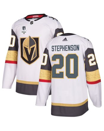 Chandler Stephenson 20 Vegas Golden Knights Stanley Cup 2023 Final Patch Away Breakaway Men Jersey - White