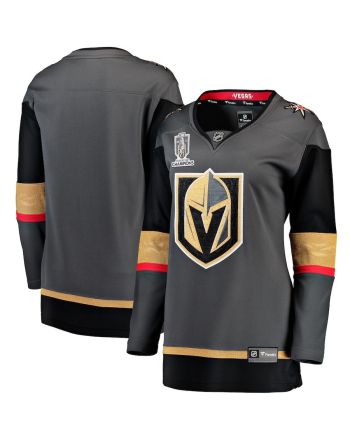 Vegas Golden Knights 2023 Stanley Cup Champions Alternate Breakaway Women Jersey - Black