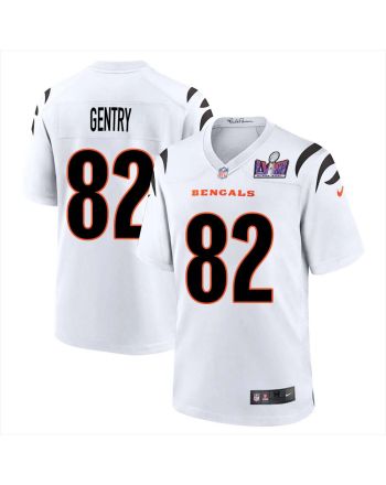 Zach Gentry 82 Cincinnati Bengals Super Bowl LVIII Men Away Limited Jersey - White