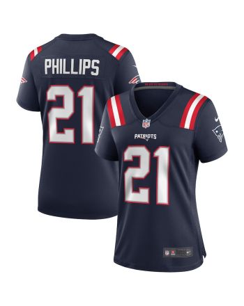 Adrian Phillips 21 New England Patriots Women Game Jersey - Navy