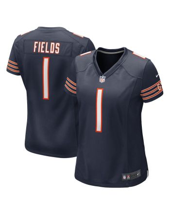 Justin Fields 1 New York Giants Women Game Jersey - Navy