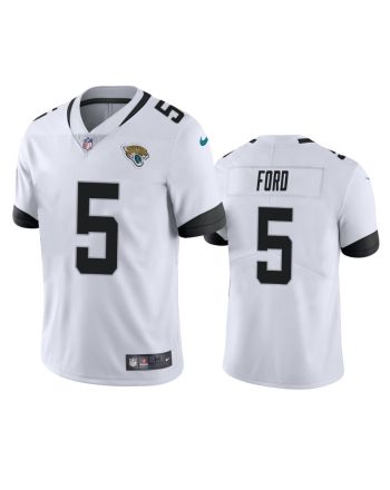 Rudy Ford 5 Jacksonville Jaguars White Vapor Limited Jersey