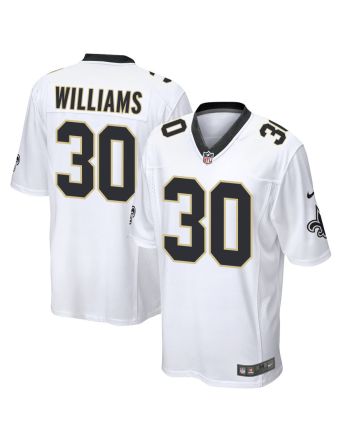 Jamaal Williams 30 New Orleans Saints Men Game Jersey - White