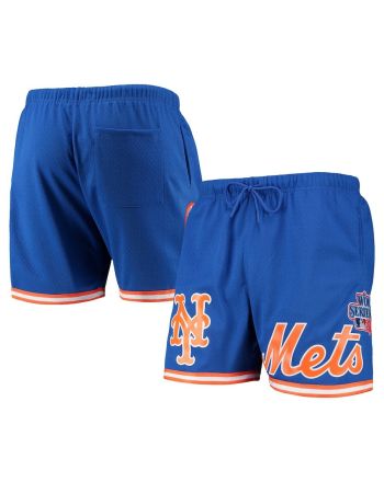 New York Mets Team Logo Mesh Shorts - Royal, Men