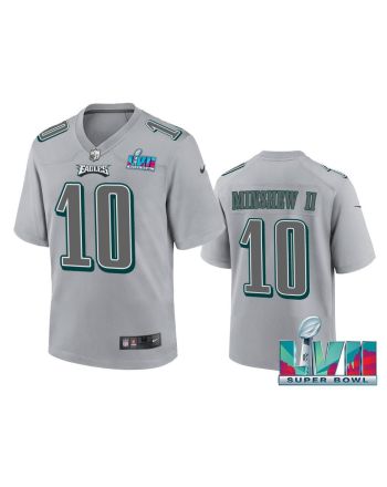 Gardner Minshew II 10 Philadelphia Eagles Super Bowl LVII Youth Atmosphere Game Jersey - Gray