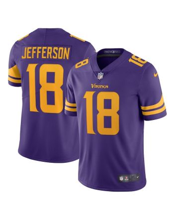 Justin Jefferson 18 Minnesota Vikings Alternate Vapor Limited Jersey - Purple