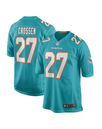 Keion Crossen Miami Dolphins Game Player Jersey - Aqua