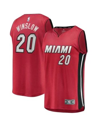 Justise Winslow Miami Heat Fast Break Player Jersey - Statement Edition - Red